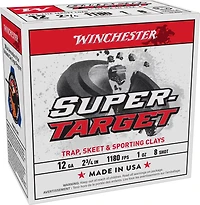 Winchester Super-Target 12 Gauge 8 Shotshells - 25 Rounds