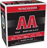 Winchester AA Super-Handicap Target Load 12 Gauge Shotshells - 25 Rounds