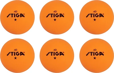 Stiga 1-Star Table Tennis Balls 6-Pack