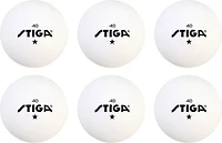 Stiga 1-Star Table Tennis Balls 6-Pack