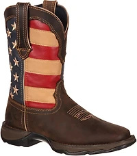 Durango Women's Lady Rebel Patriotic Pull-On Western Flag Boots