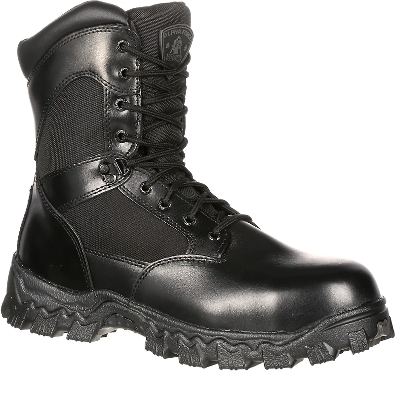 Rocky Men's AlphaForce SR Zipper Waterproof Duty Tactical Boots
