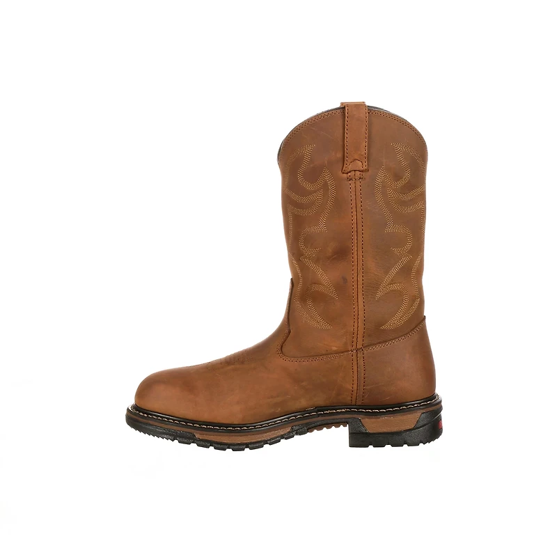 Rocky Men's Original Ride Branson Roper Waterproof Western Boots