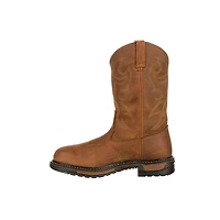 Rocky Men's Original Ride Branson Roper Waterproof Western Boots