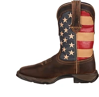 Durango Women's Lady Rebel Patriotic Pull-On Western Flag Boots