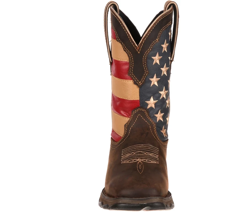 Durango Women's Lady Rebel Patriotic Pull-On Western Flag Boots