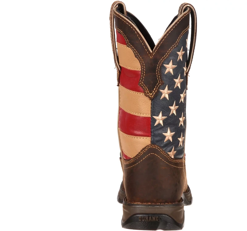 Durango Women's Lady Rebel Patriotic Pull-On Western Flag Boots