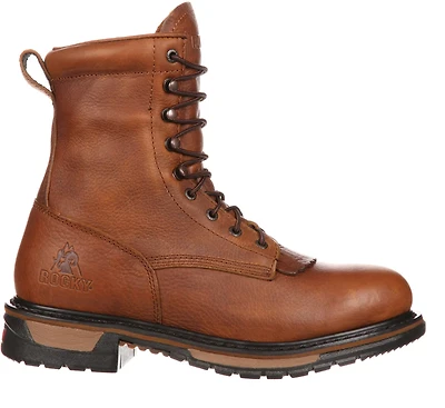 Rocky Men's Original Ride Lacer 9 in Waterproof Western Lace Up Work Boots