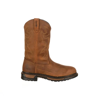 Rocky Men's Original Ride Branson Roper Waterproof Western Boots
