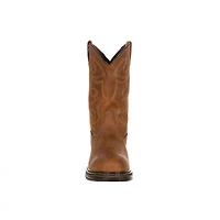 Rocky Men's Original Ride Branson Roper Waterproof Western Boots