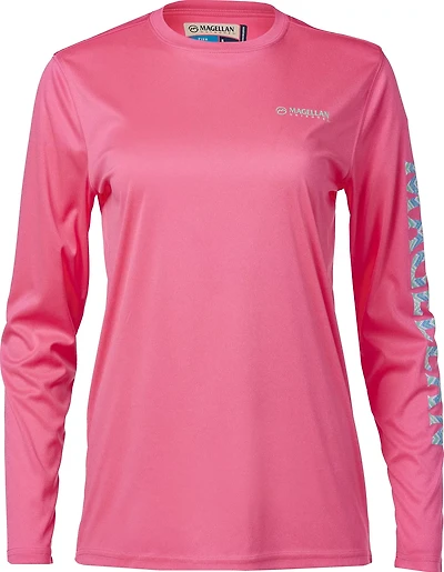 Magellan Outdoors Women's Caddo Lake Logo Crew Long Sleeve T-shirt