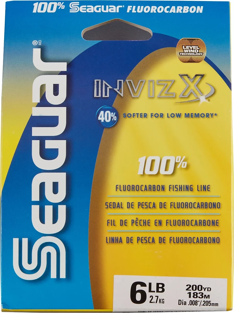Seaguar INVIZX lb 200 yards Fluorocarbon Fishing Line
