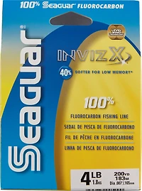 Seaguar INVIZX 4 lb 200 yards Fluorocarbon Fishing Line