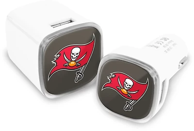 Prime Brands Group Tampa Bay Buccaneers Car and Wall Charger Set