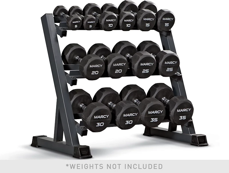 Marcy Deluxe 3-Tier Dumbbell Rack