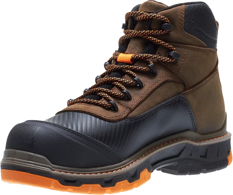 Wolverine Men's CarbonMAX Overpass 6 in EH Composite Toe Lace Up Work Boots