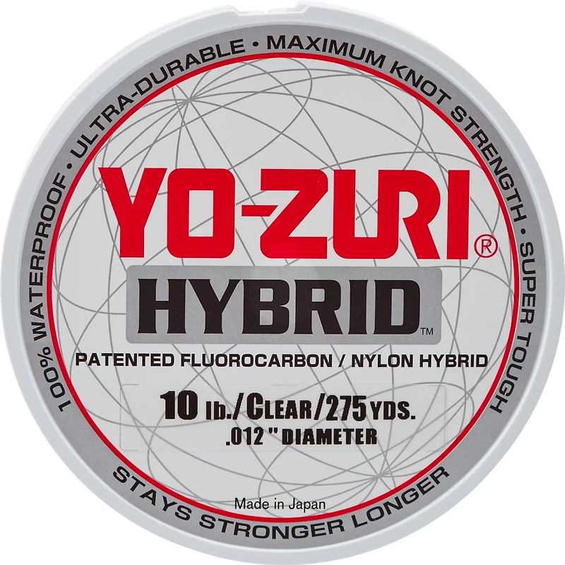 Yo-Zuri Hybrid 275 yds Fluorocarbon Fishing Line