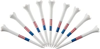 Pride 3-1/4 in Evolution USA Golf Tees 30-Pack
