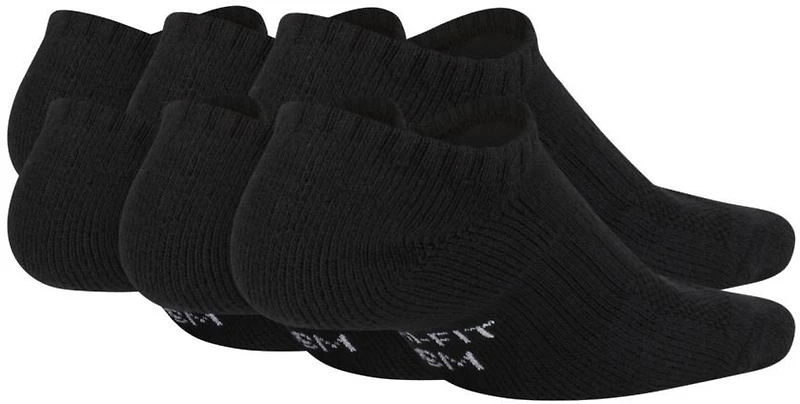 Nike Boys' Performance Cushioned No-Show Training Socks 6 Pack