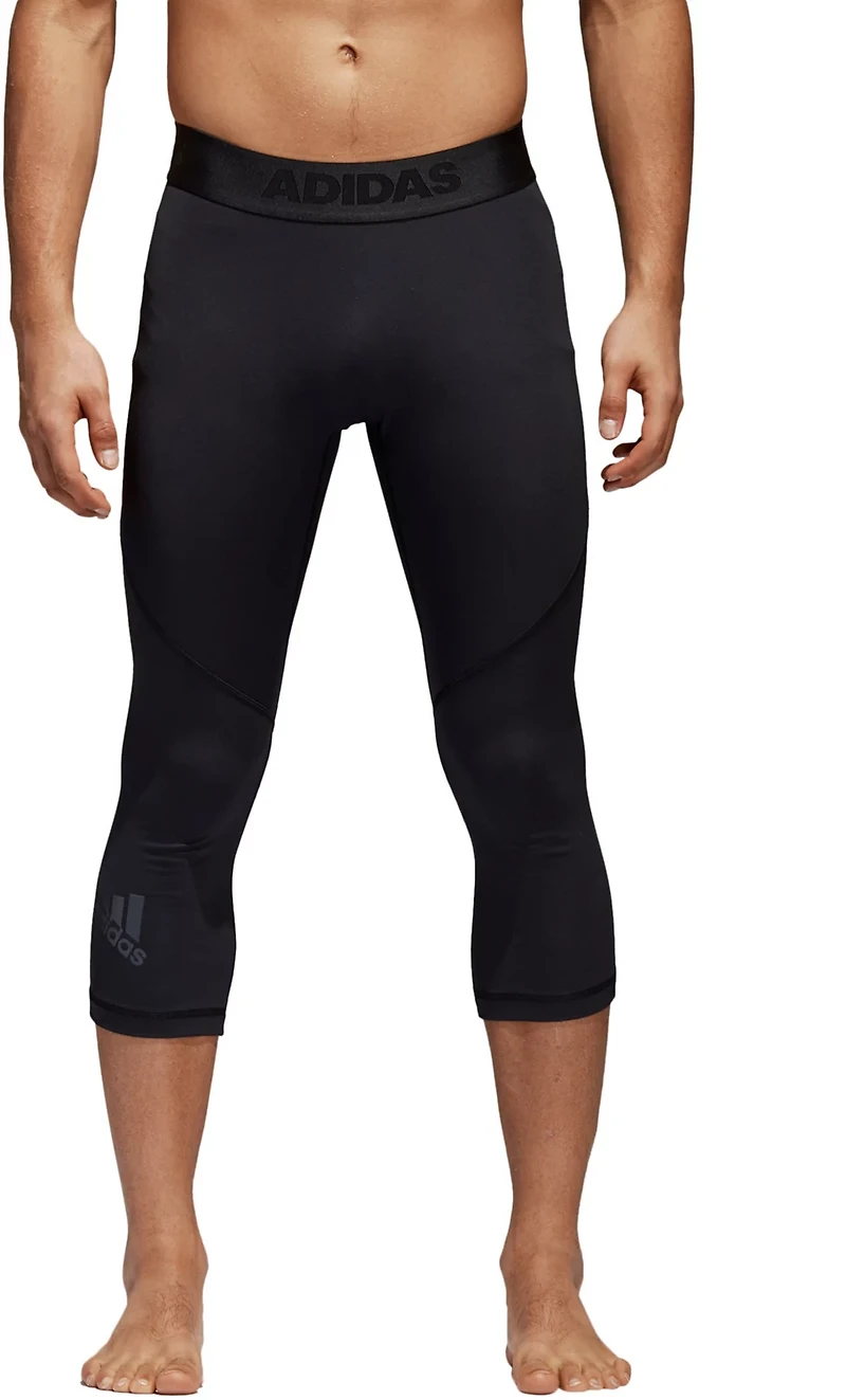 adidas Men's AlphaSkin Sport Three-Quarter Compression Tight