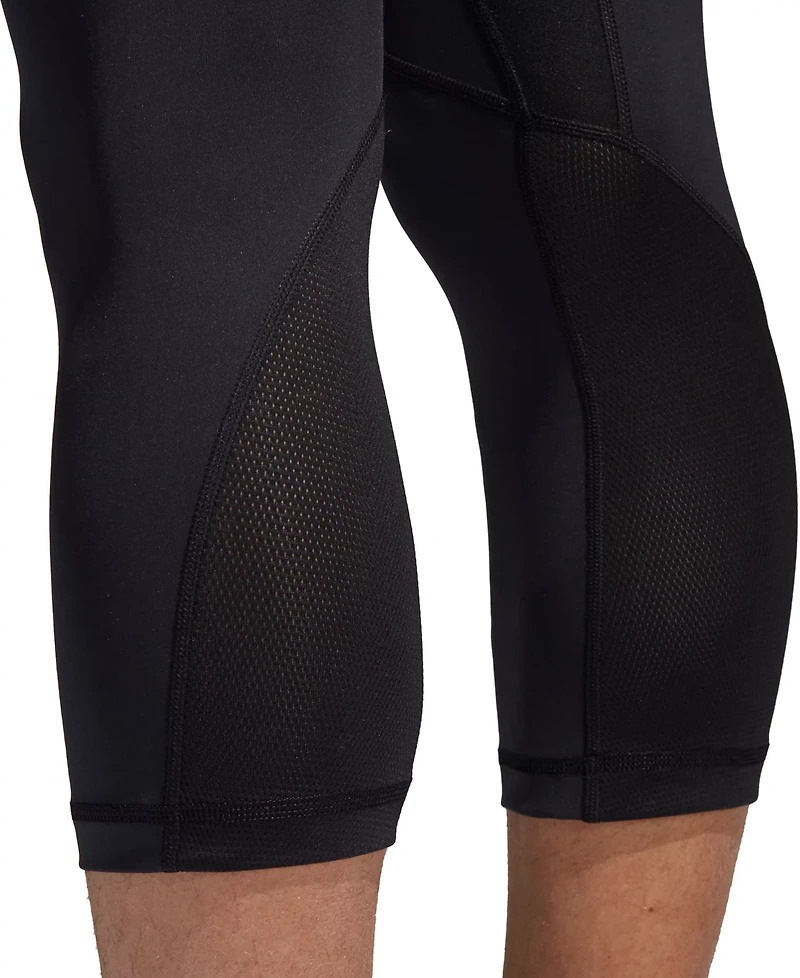 adidas Men's AlphaSkin Sport Three-Quarter Compression Tight