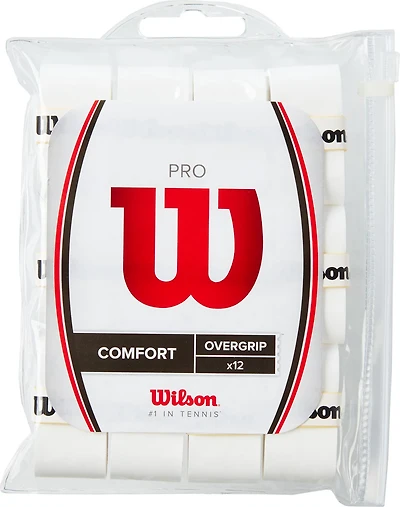 Wilson Pro Tennis Racket Overgrips 12-Pack