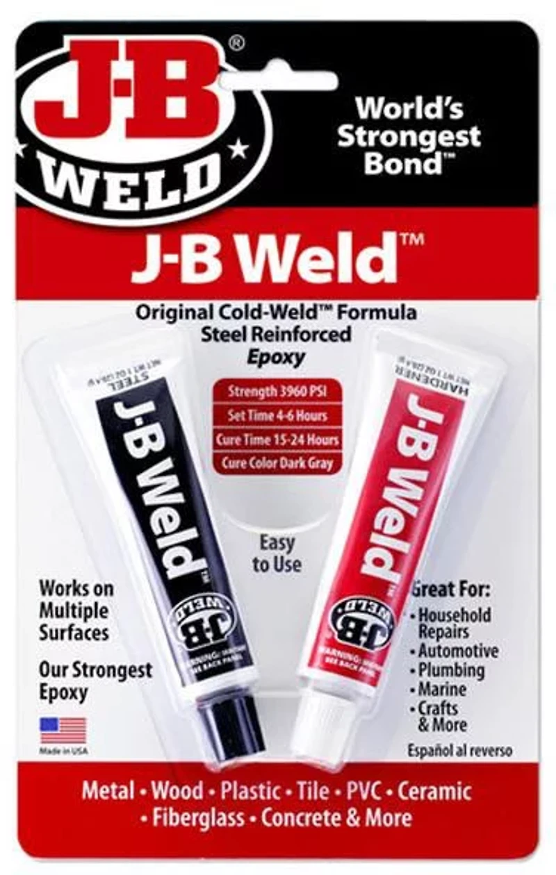 J-B WELD 2 oz Twin Tube Epoxy