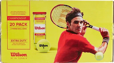 Wilson Championship Extra-Duty Tennis Balls 20-Pack