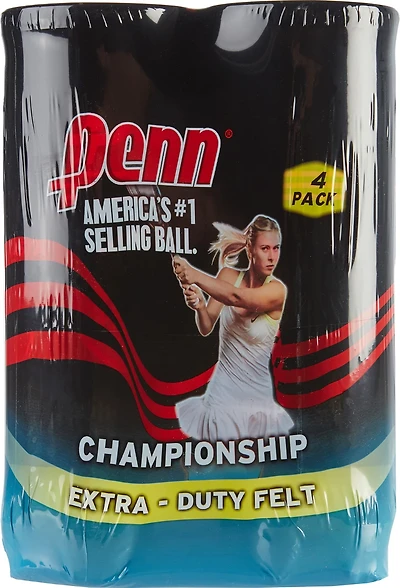 PENN Champ XD Tennis Balls 4-Pack