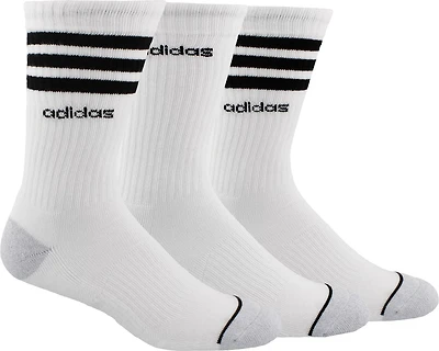 adidas 3-Stripe Crew Socks 3 Pack