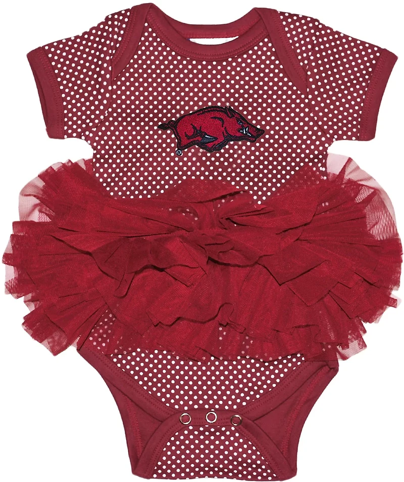 Two Feet Ahead Infants Girls' University of Arkansas Tutu Creeper