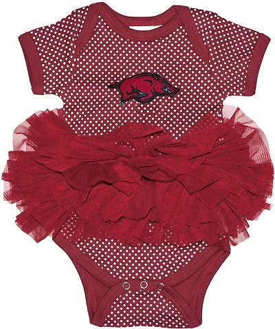 Two Feet Ahead Infants Girls' University of Arkansas Tutu Creeper