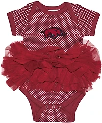 Two Feet Ahead Infants Girls' University of Arkansas Tutu Creeper