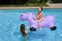 Poolmaster Happy Hippo Kids Ride-On Pool Float