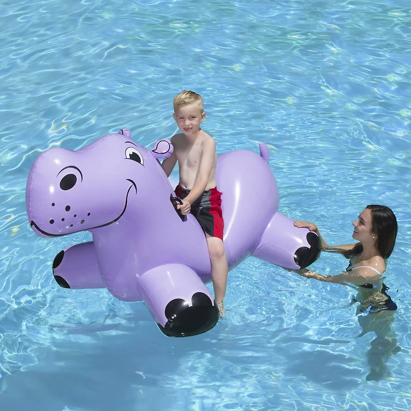 Poolmaster Happy Hippo Kids Ride-On Pool Float