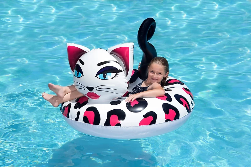 Poolmaster 48 in Pretty Kitty Pool Float