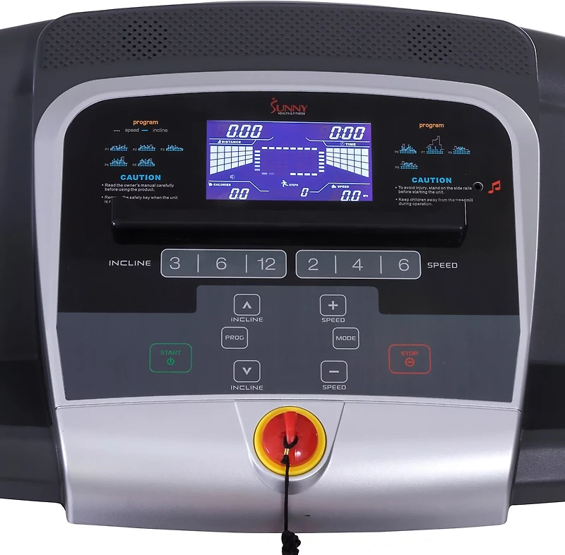 Sunny Health & Fitness SF-T7705 Treadmill with Auto Incline