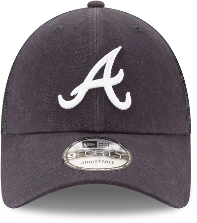 New Era Men's Atlanta Braves Primary 9FORTY Trucker Cap