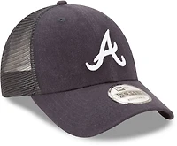 New Era Men's Atlanta Braves Primary 9FORTY Trucker Cap