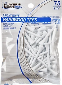 Players Gear 2-1/8 in Hardwood Tees 75-Pack