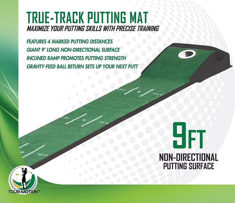 Tour Motion Tru Trak 9 ft Putting Mat