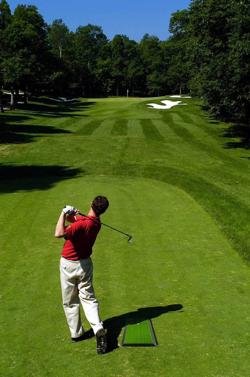 Tour Motion Golf Mat with Handle