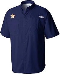 Columbia Sportswear Men's Houston Astros PFG Tamiami Button Down Shirt