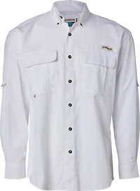 Magellan Outdoors Men's Laguna Madre Solid Long Sleeve Fishing Shirt