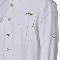 Magellan Outdoors Men's Laguna Madre Solid Long Sleeve Fishing Shirt