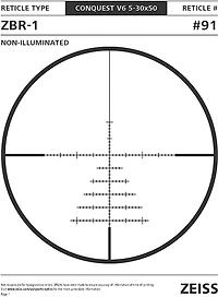 Zeiss Conquest V6 5 - 30 x 50 Riflescope