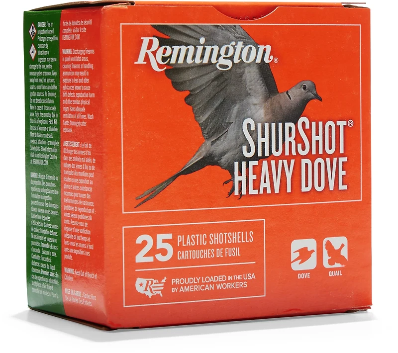 Remington ShurShot Heavy Dove 12 Gauge 8  Shotshells - 25 Rounds