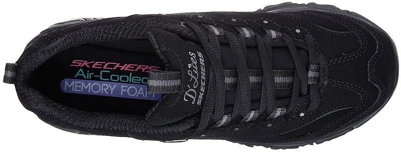 SKECHERS Women's D'Lites Play On Casual Training Shoes