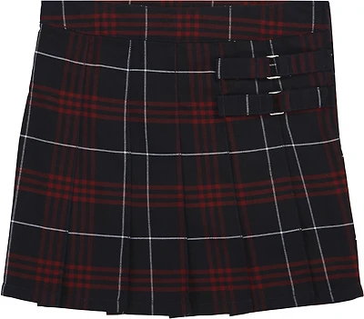 French Toast Girls' Plaid 2-Tab Scooter Skirt