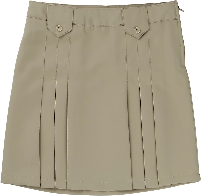 French Toast Girls' Front Pleated Skirt with Tabs